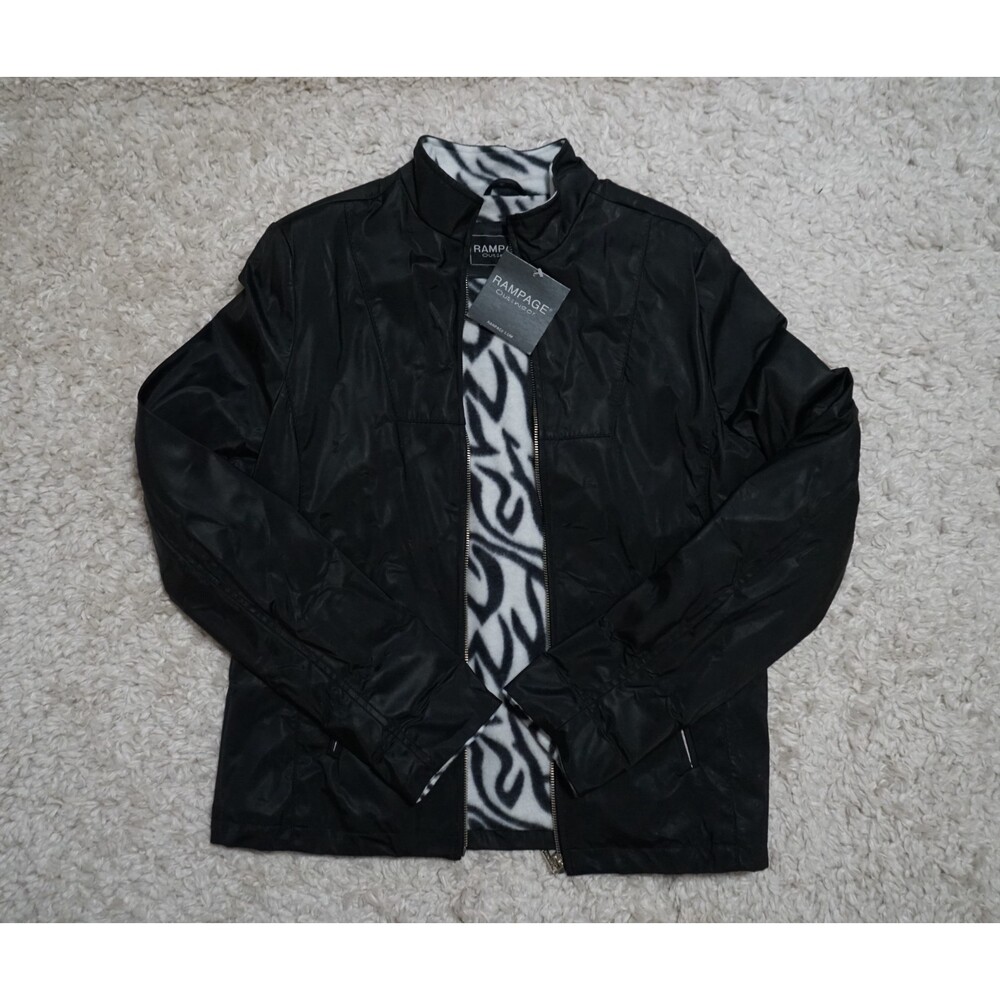 New! Rampage Outwear Coat Black Women Size L